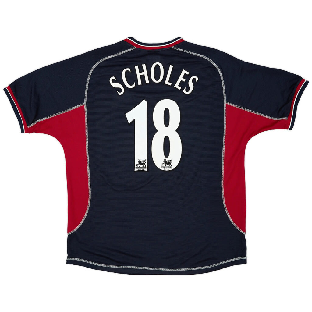 SCHOLES #18 Retro Manchester United Third Jersey 2000/01 - Cancha Kits