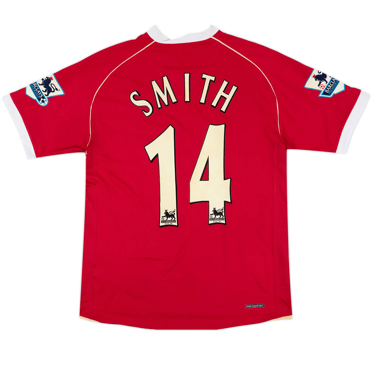 Smith #14 Retro Manchester United Home Jersey 2006/07 — Manchester United Home 2006/07