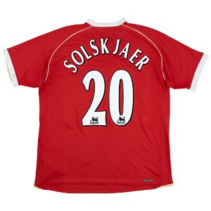 Solskjaer #20 Retro Manchester United Home Jersey 2006/07 - Cancha Kits