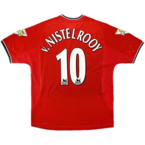 v.NISTELROOY #10 Retro Manchester United Home Jersey 2000/02 - Cancha Kits