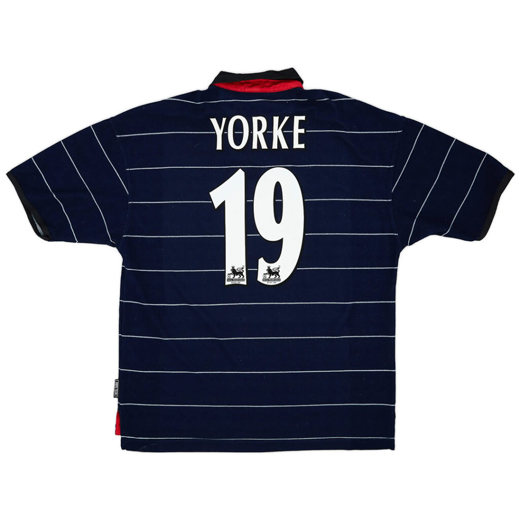 Yorke #19 Retro Manchester United Away Jersey 1999/00 - Cancha Kits