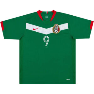 BORGETTI #9 Retro Mexico Home Jersey World Cup 2006 - Cancha Kits