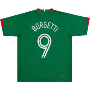 BORGETTI #9 Retro Mexico Home Jersey World Cup 2006 - Cancha Kits
