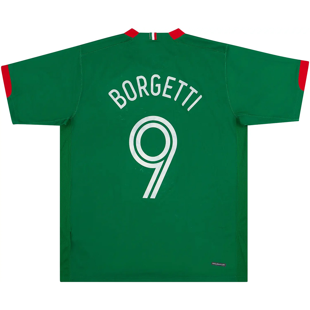 BORGETTI #9 Retro Mexico Home Jersey World Cup 2006 — Mexico Home 2006