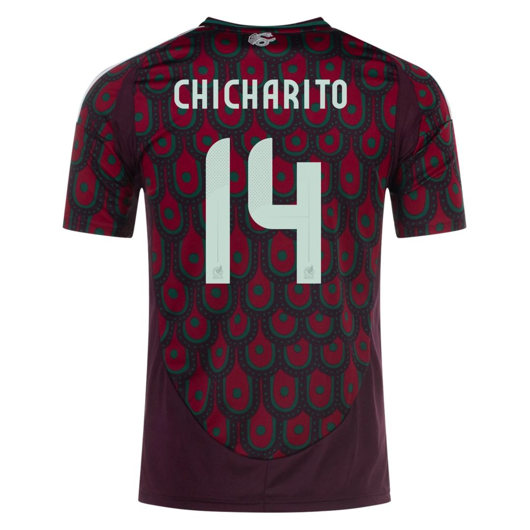 Chicharito #14 Mexico Home Jersey Copa America — Mexico Home 2024
