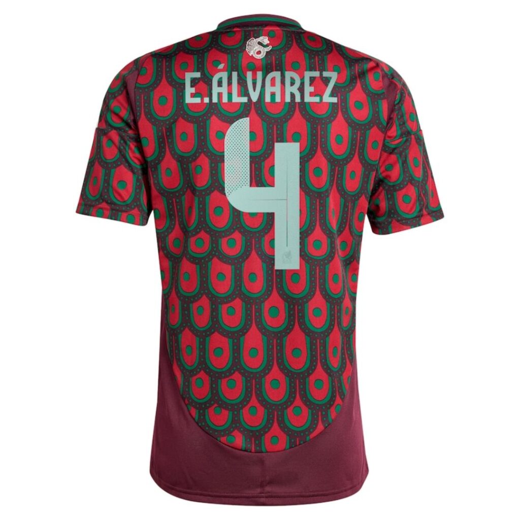 E.ÁLVAREZ #4 Mexico Home Jersey Copa America - Cancha Kits
