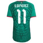S.Giménez #11 Mexico Home Match Jersey Player Version World Cup 2026