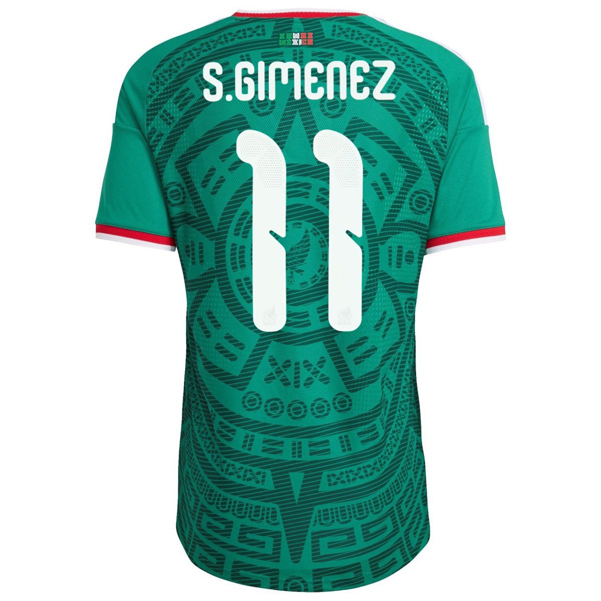 S.Giménez #11 Mexico Home Match Jersey Player Version World Cup 2026 — Mexico Home 2026