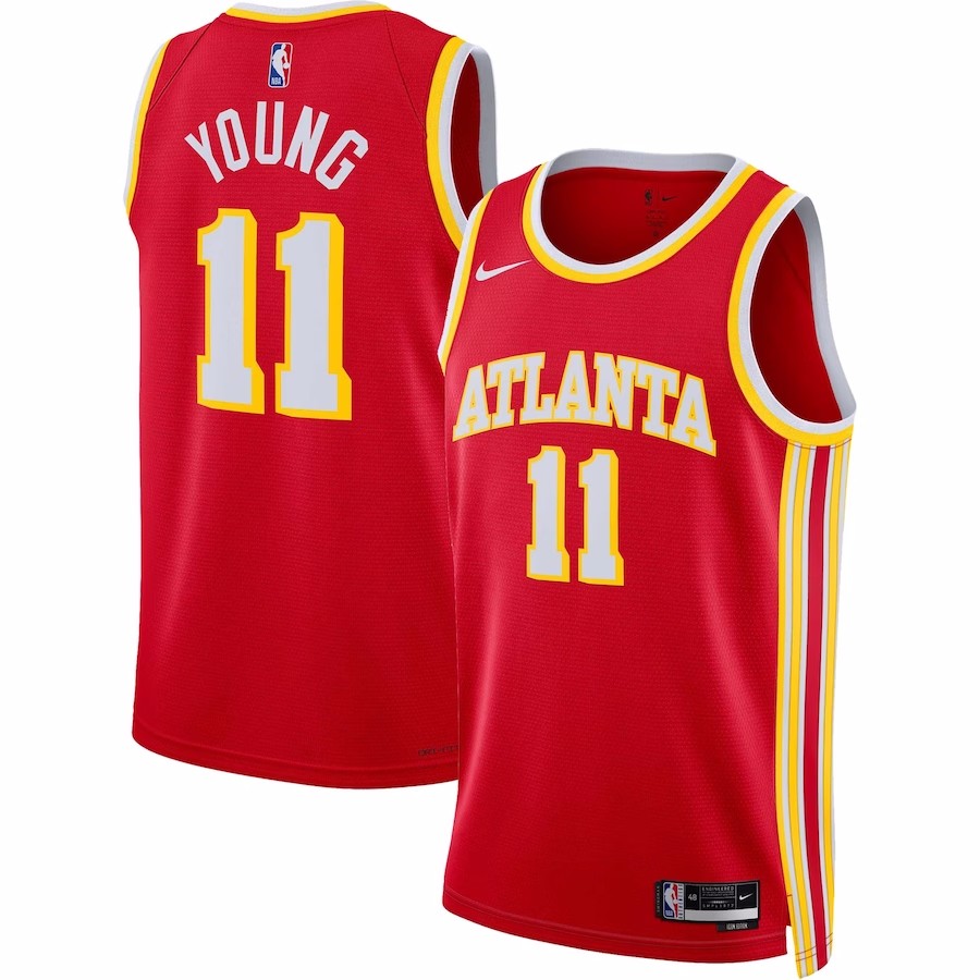Unisex Atlanta Hawks Trae Young #11 Red Swingman Jersey – Icon Edition - Cancha Kits