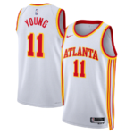 Unisex Atlanta Hawks Trae Young #11 White Swingman Jersey – Association Edition