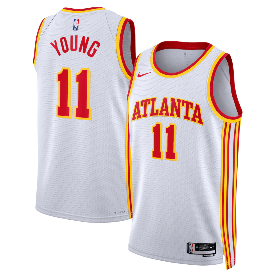 Unisex Atlanta Hawks Trae Young #11 White Swingman Jersey – Association Edition - Cancha Kits
