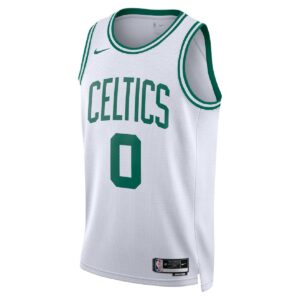 Unisex Boston Celtics Jayson Tatum #0 White Swingman Jersey - Association Edition - Cancha Kits