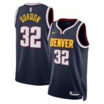 Unisex Denver Nuggets Aaron Gordon #32 Navy Swingman Jersey – Icon Edition