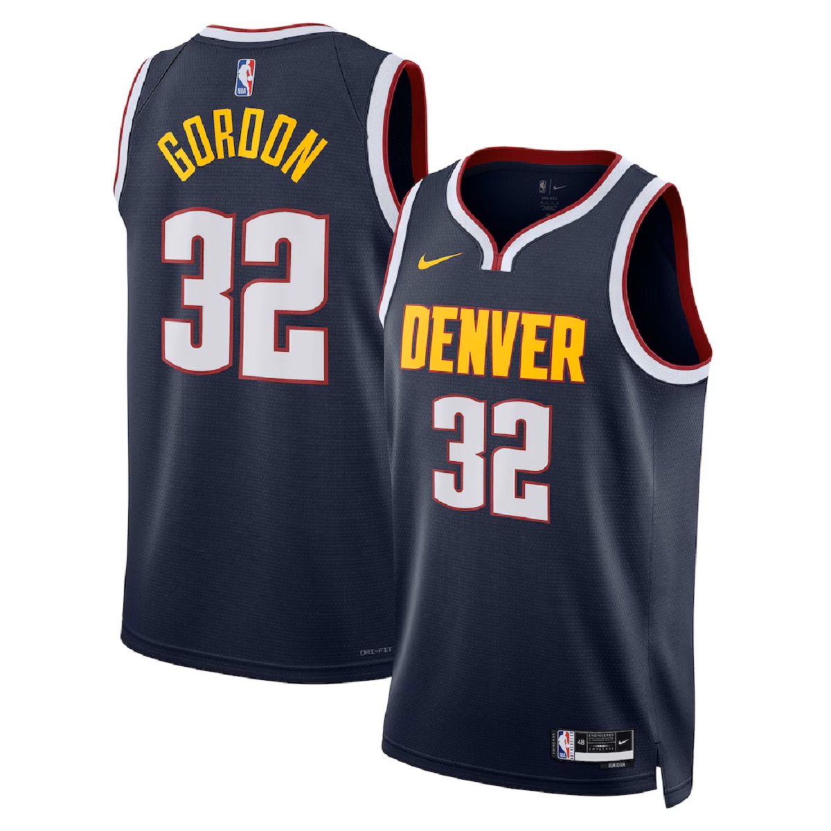 Unisex Denver Nuggets Aaron Gordon #32 Navy Swingman Jersey - Icon Edition — NBA Special Edition