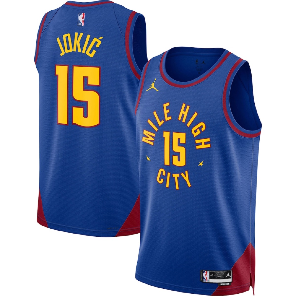 Unisex Denver Nuggets Nikola Jokić #15 Blue Swingman Jersey - Statement Edition — NBA Other