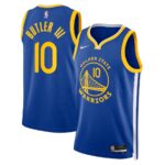 Unisex Golden State Warriors Jimmy Butler #10 Blue Swingman Jersey – Icon Edition