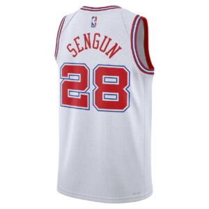 Unisex Houston Rockets Alperen Şengün #28 White Swingman Jersey 2025/26 - City Edition - Cancha Kits