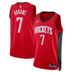 Unisex Houston Rockets Kevin Durant #7 Red Swingman Jersey – Icon Edition