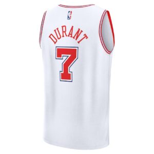 Unisex Houston Rockets Kevin Durant #7 White Swingman Jersey 2025/26 - City Edition - Cancha Kits