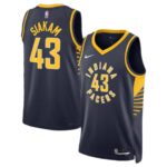 Unisex Indiana Pacers Pascal Siakam #43 Navy Swingman Jersey – Icon Edition