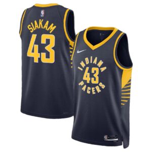 Unisex Indiana Pacers Pascal Siakam #43 Navy Swingman Jersey - Icon Edition - Cancha Kits