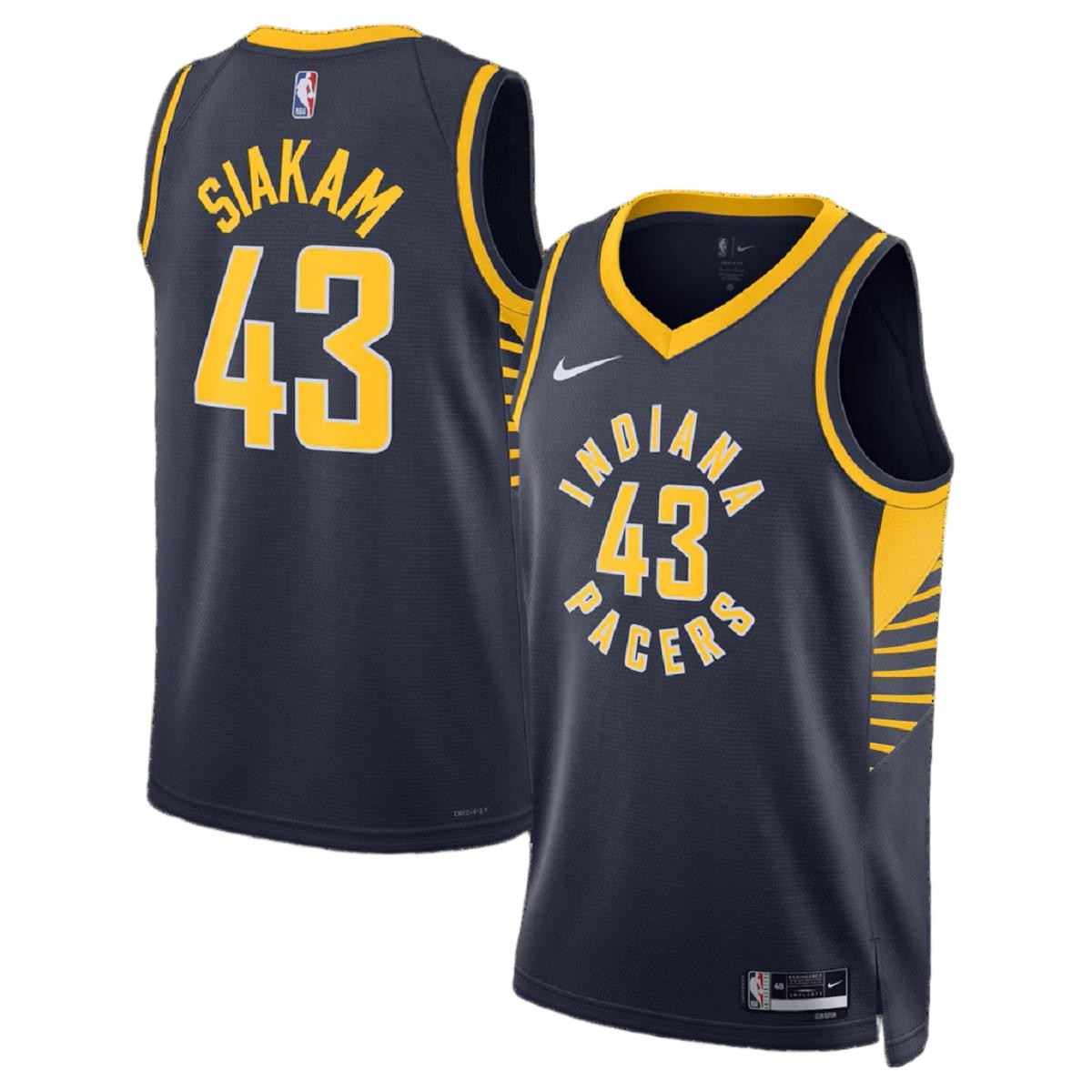 Unisex Indiana Pacers Pascal Siakam #43 Navy Swingman Jersey - Icon Edition — NBA Special Edition