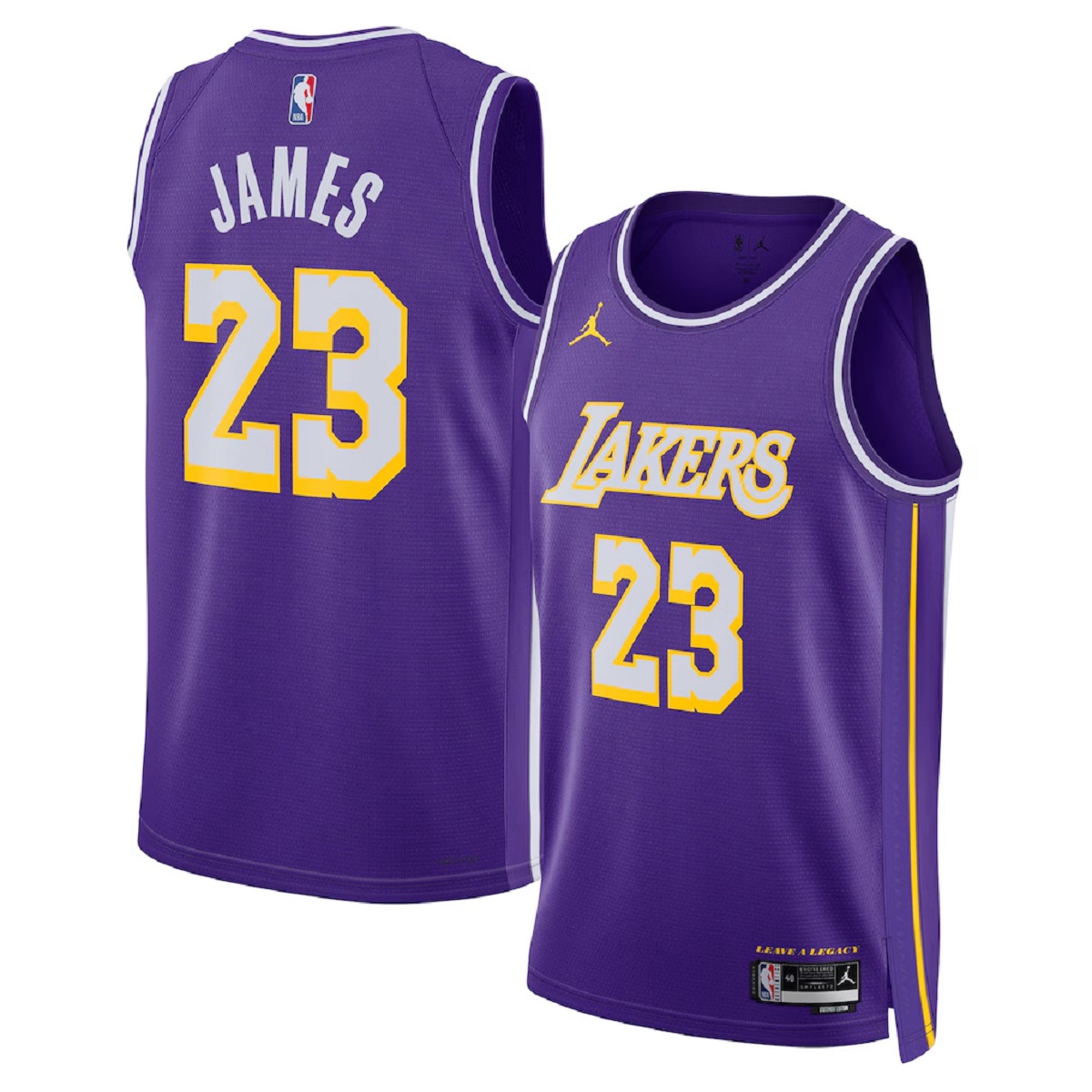Unisex Los Angeles Lakers LeBron James #23 Purple Swingman Jersey - Statement Edition — NBA Other