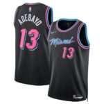 Unisex Miami Heat Bam Adebayo #13 Black Swingman Jersey 2025/26 – City Edition
