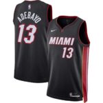 Unisex Miami Heat Bam Adebayo #13 Black Swingman Jersey – Icon Edition