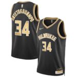 Unisex Milwaukee Bucks Giannis Antetokounmpo #34 Black Select Series Swingman Jersey