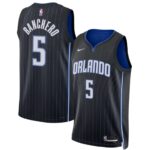 Unisex  Orlando Magic Paolo Banchero #5 Black Swingman Jersey – Icon Edition