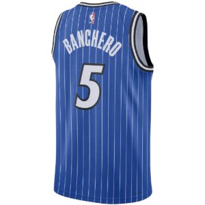 Unisex  Orlando Magic Paolo Banchero #5 Blue Swingman Jersey - Icon Edition - Cancha Kits