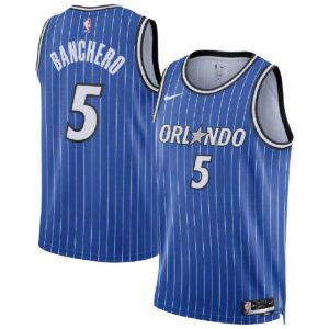 Unisex  Orlando Magic Paolo Banchero #5 Blue Swingman Jersey - Icon Edition - Cancha Kits