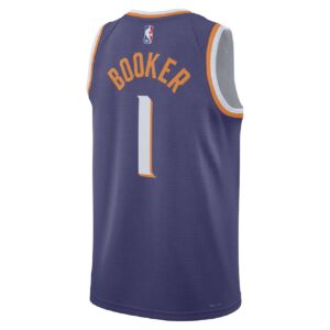 Unisex Phoenix Suns Devin Booker #1 Purple Swingman Jersey 2025/ - Icon Edition - Cancha Kits