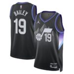 Unisex Utah Jazz Ace Bailey #19 Black Swingman Jersey – Statement Edition