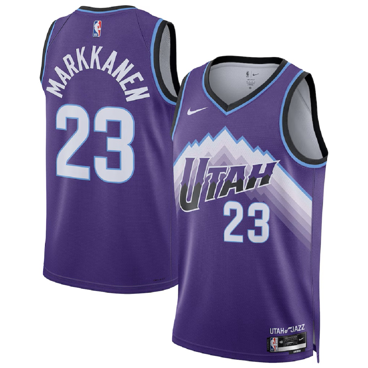 Unisex Utah Jazz Lauri Markkanen #23 Purple Swingman Jersey - Icon Edition — NBA Special Edition
