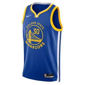 Youth Golden State Warriors Stephen Curry #30 Royal Swingman Jersey - Icon Edition - Cancha Kits
