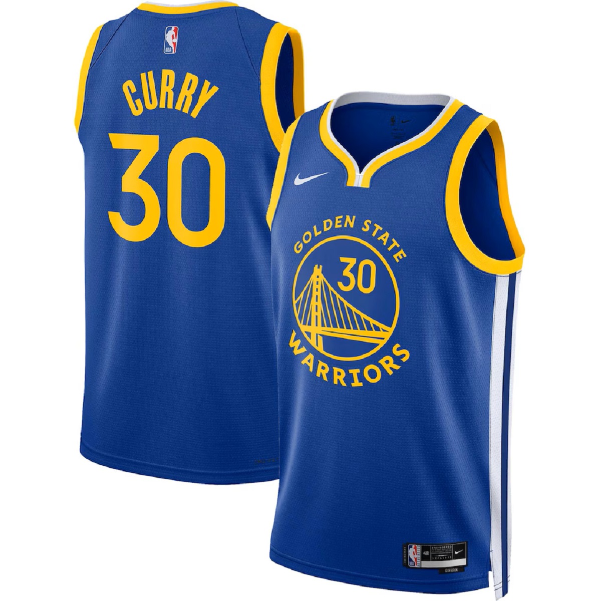 Youth Golden State Warriors Stephen Curry #30 Royal Swingman Jersey - Icon Edition — NBA Special Edition