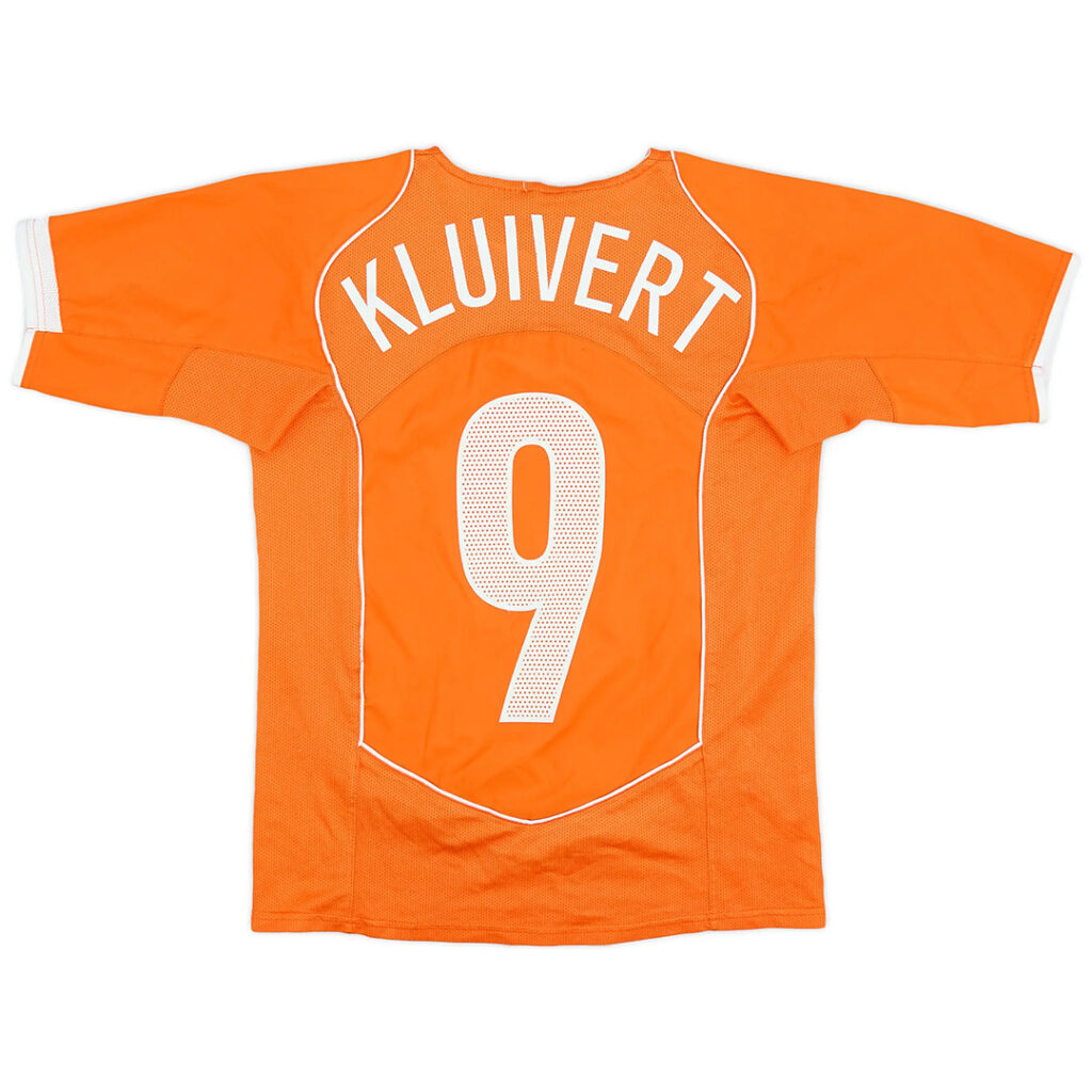 KLUIVERT #9 Retro Netherlands Home Jersey EURO 2004 - Cancha Kits