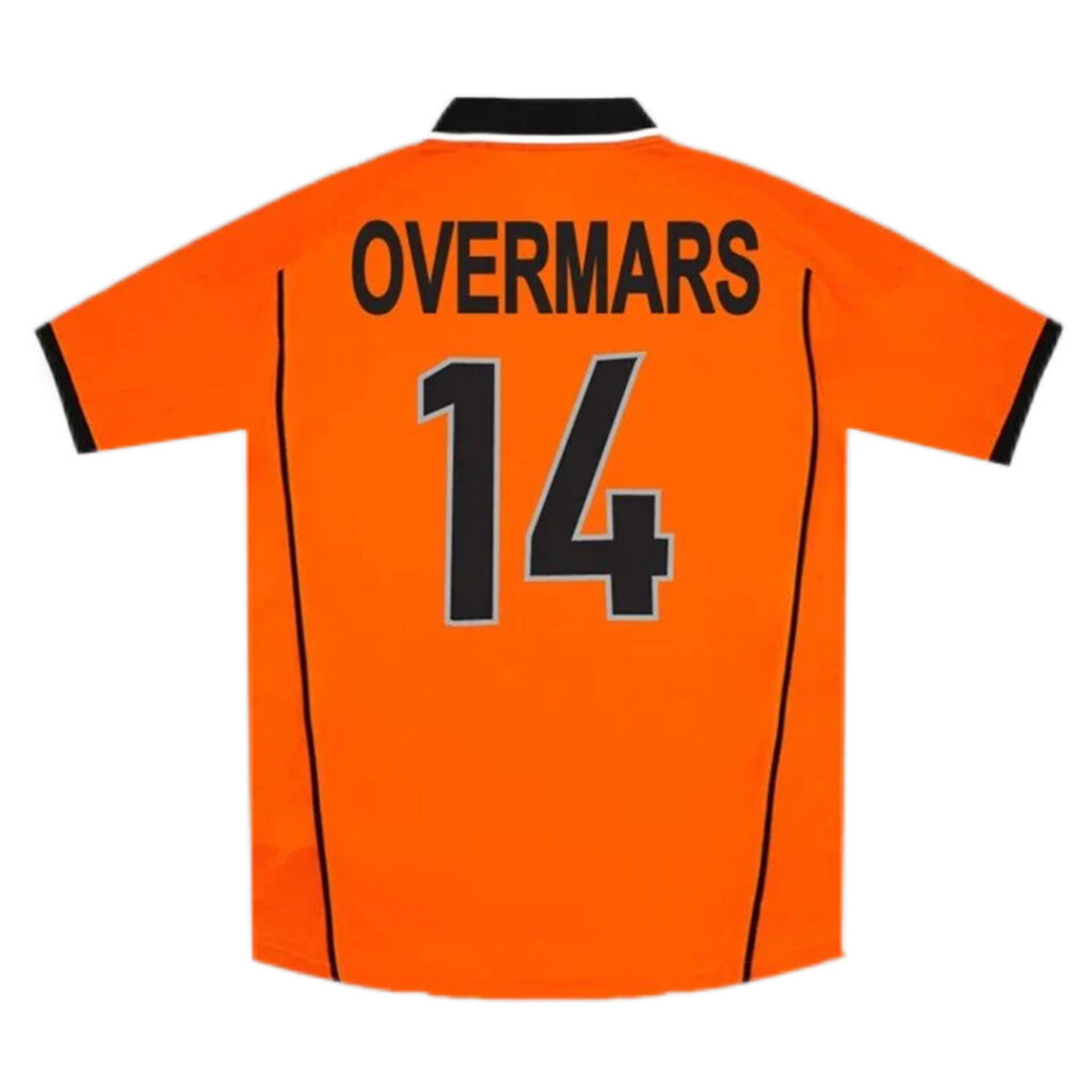 OVERMARS #14 Retro Netherlands Home Jersey World Cup 1998 - Cancha Kits