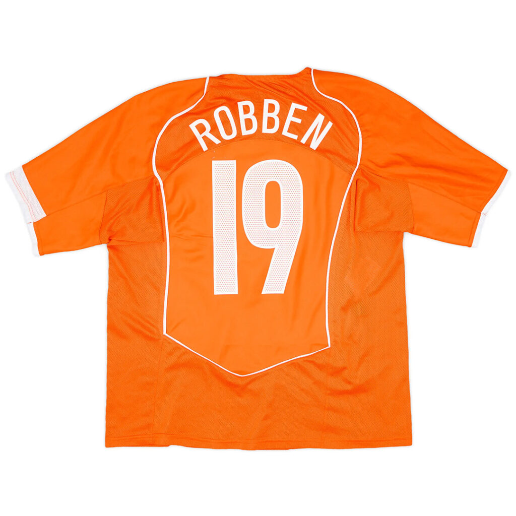 ROBBEN #19 Retro Netherlands Home Jersey EURO 2004 - Cancha Kits