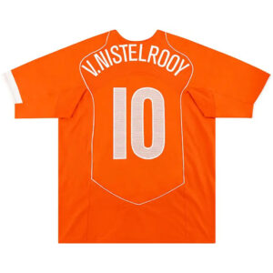 V.NISTELROOY #10 Retro Netherlands Home Jersey EURO 2004 - Cancha Kits