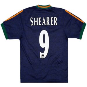 Shearer #9 Retro Newcastle United Away Jersey 1997/98 - Cancha Kits