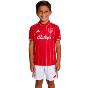 Kids Nottingham Forest Home Jersey Kit 2025/26 - Cancha Kits