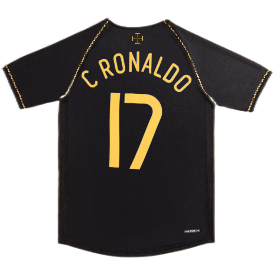 C.RONALDO #17 Retro Portugal Away Jersey World Cup 2006 — Portugal Away 2006