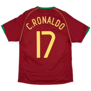 C.RONALDO #17 Retro Portugal Home Jersey World Cup 2006 - Cancha Kits