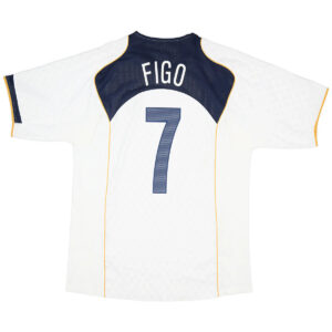 Figo #7 Retro Portugal Away Jersey Euro Cup 2004 - Cancha Kits