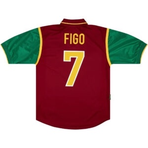 FIGO #7 Retro Portugal Home Jersey 1999 - Cancha Kits