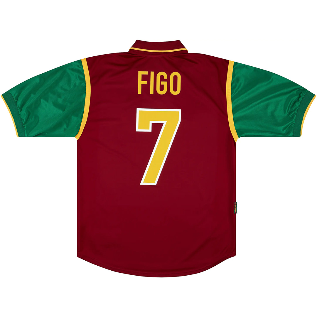 FIGO #7 Retro Portugal Home Jersey 1999 — Portugal Home 1999
