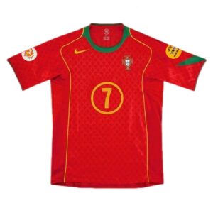Figo #7 Retro Portugal Home Jersey Euro 2004 - Cancha Kits
